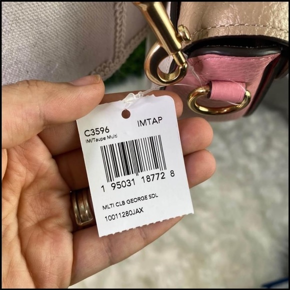 Coach multi color block george saddle bag NWT - Picture 9 of 9